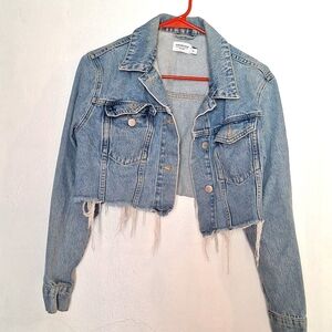 Sahara Ray x NA-KD Light Blue Denim Jacket